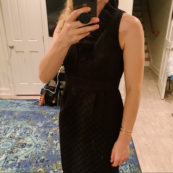 Taylor black sleeveless cocktail dress - Picture 4 of 8